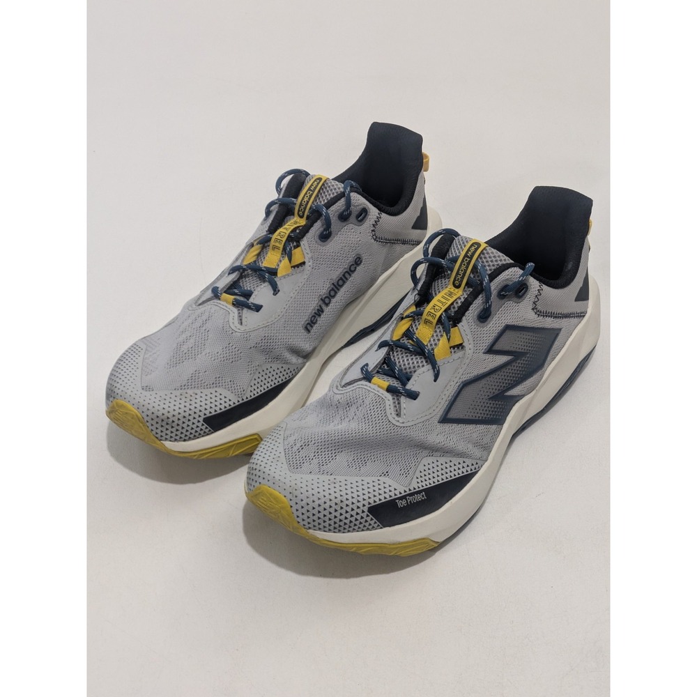 New Balance Nitrel v6 Trail‎ Running Shoes Gray Yellow Men's US 11.5